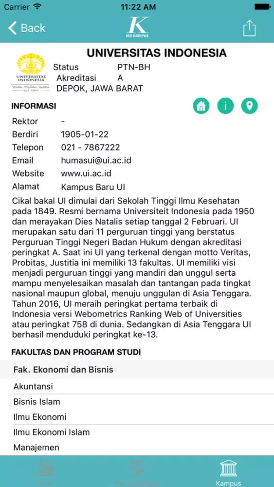 Kompas 100 Kampus Pilihan Screenshots