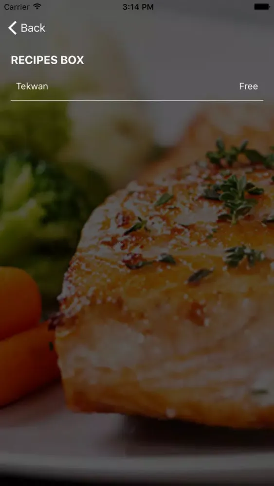 Tangkapan layar Kompas Recipes
