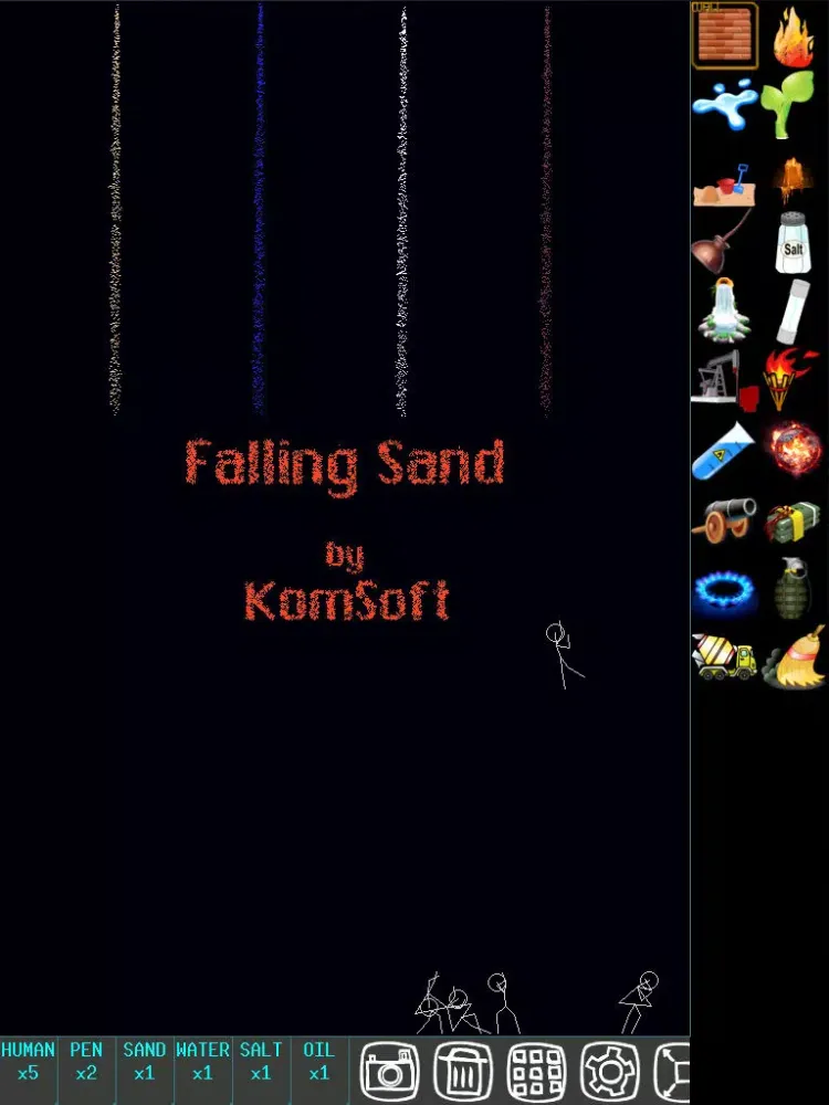 Falling Sand Game iPad  スクリーンショット