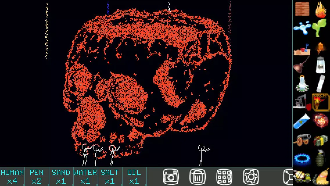 Falling Sand Game スクリーンショット