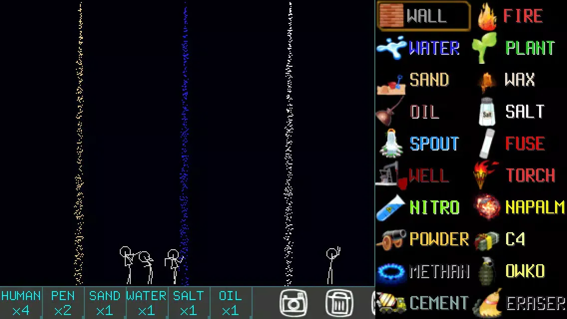 Falling Sand Game スクリーンショット