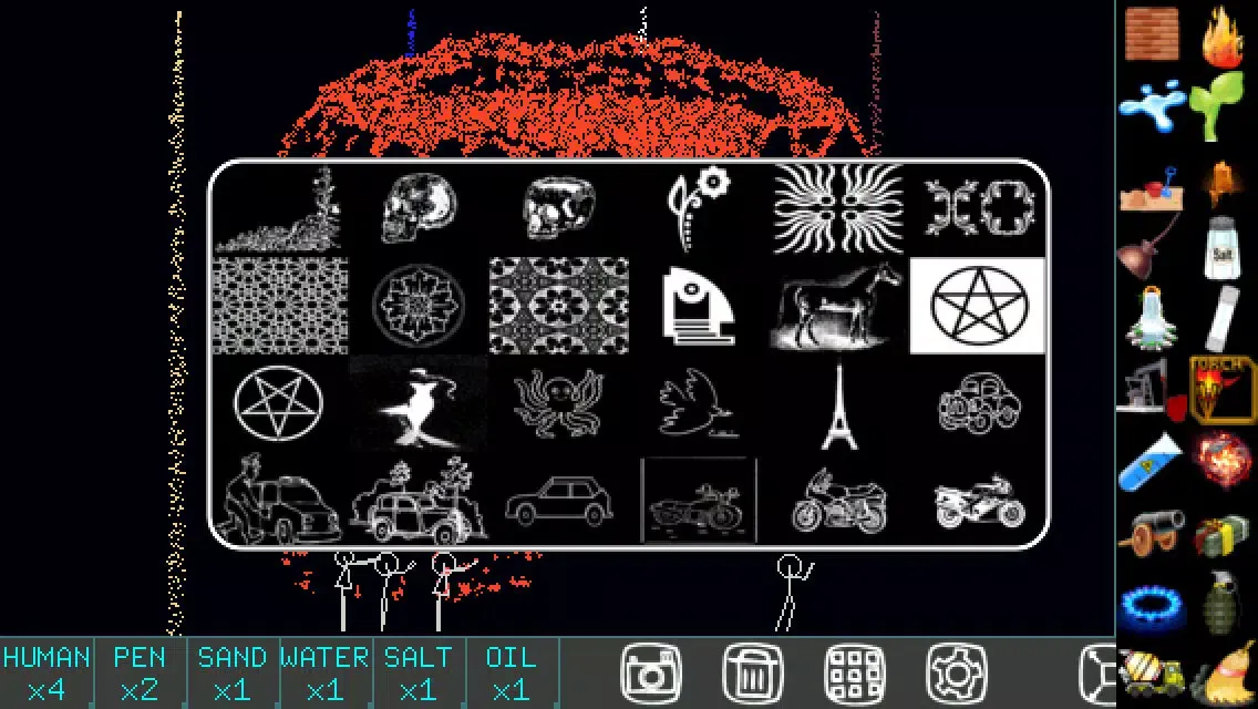 Falling Sand Game スクリーンショット