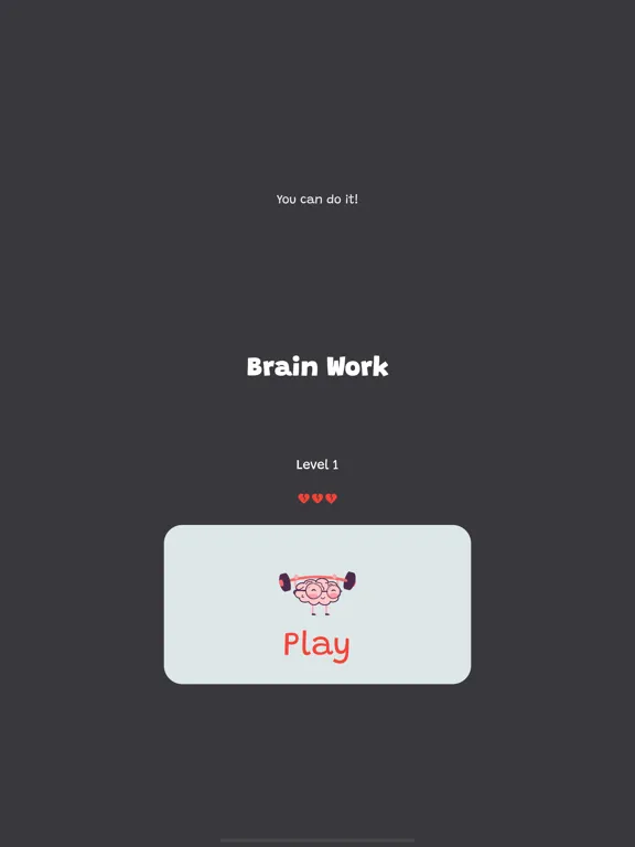 ภาพหน้าจอของ Brain Work iPad 