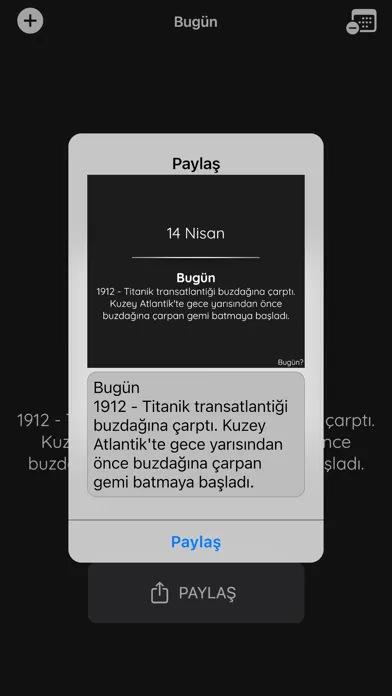 Bugün? Ekran Görüntüleri