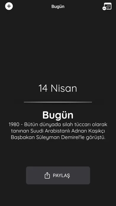 Bugün? Ekran Görüntüleri