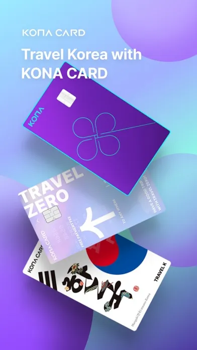 Capturas de tela do KONA CARD