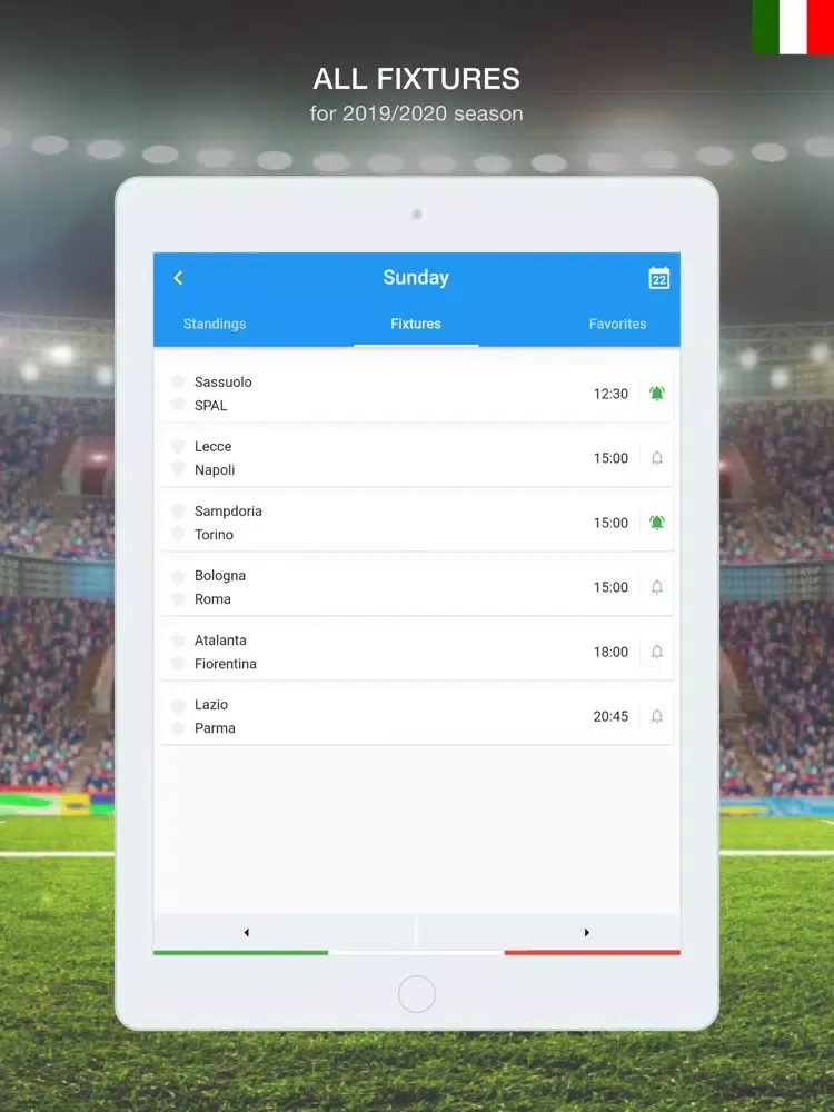 Italian Soccer - 19/20 iPad  سکرین شاٹس