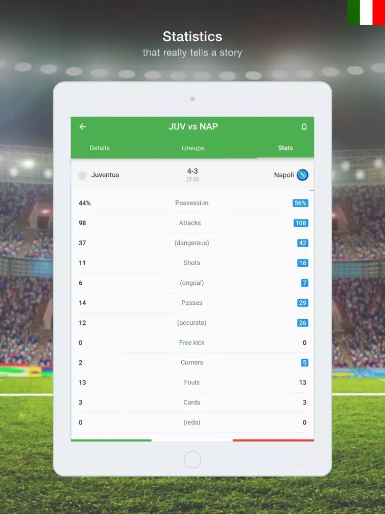 Italian Soccer - 19/20 iPad  سکرین شاٹس