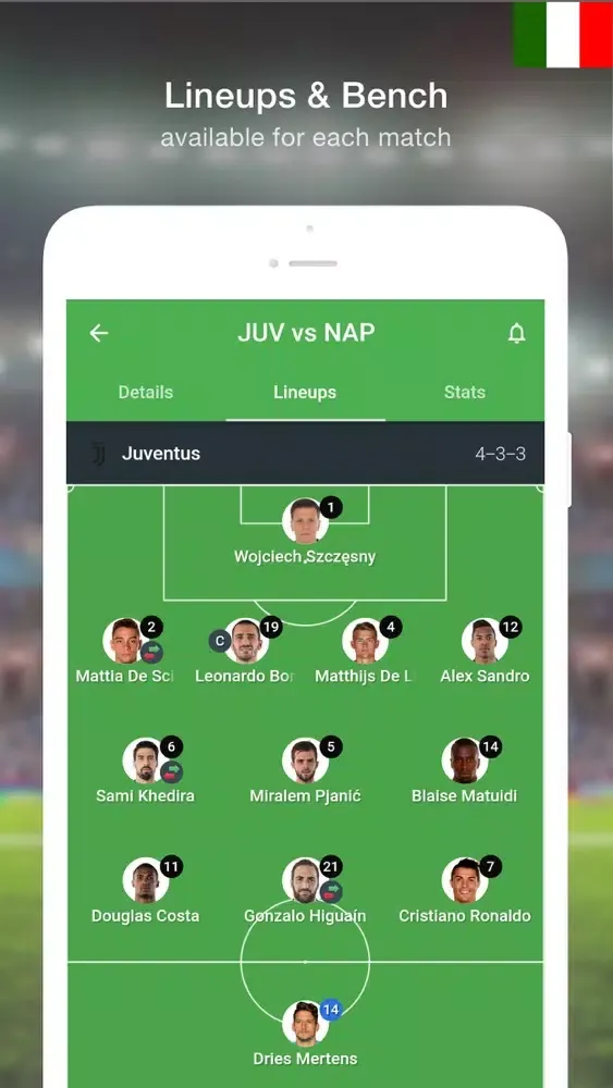 Italian Soccer - 19/20 سکرین شاٹس