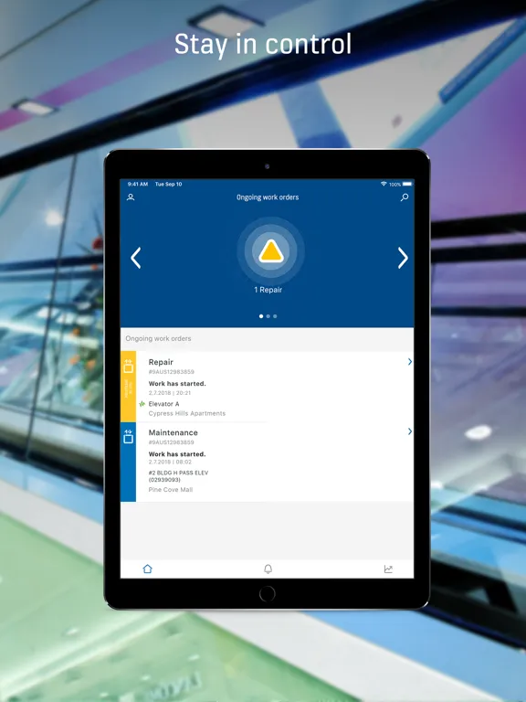 KONE Mobile iPad  Screenshots