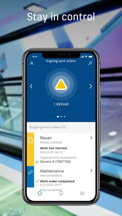 KONE Mobile Screenshots