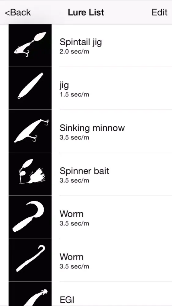 DepthCount - Lure Depth Calculator - سکرین شاٹس