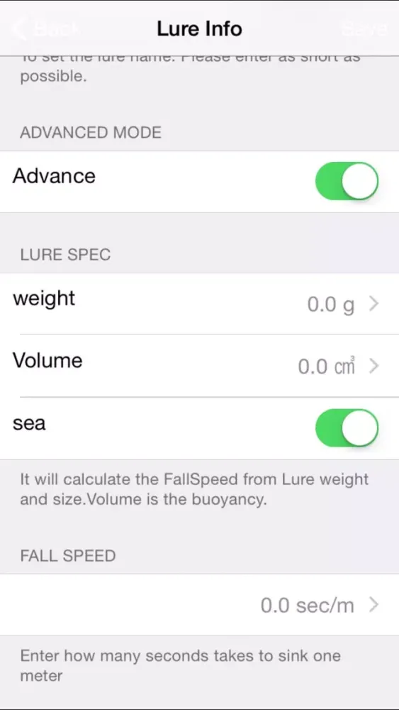 DepthCount - Lure Depth Calculator - سکرین شاٹس