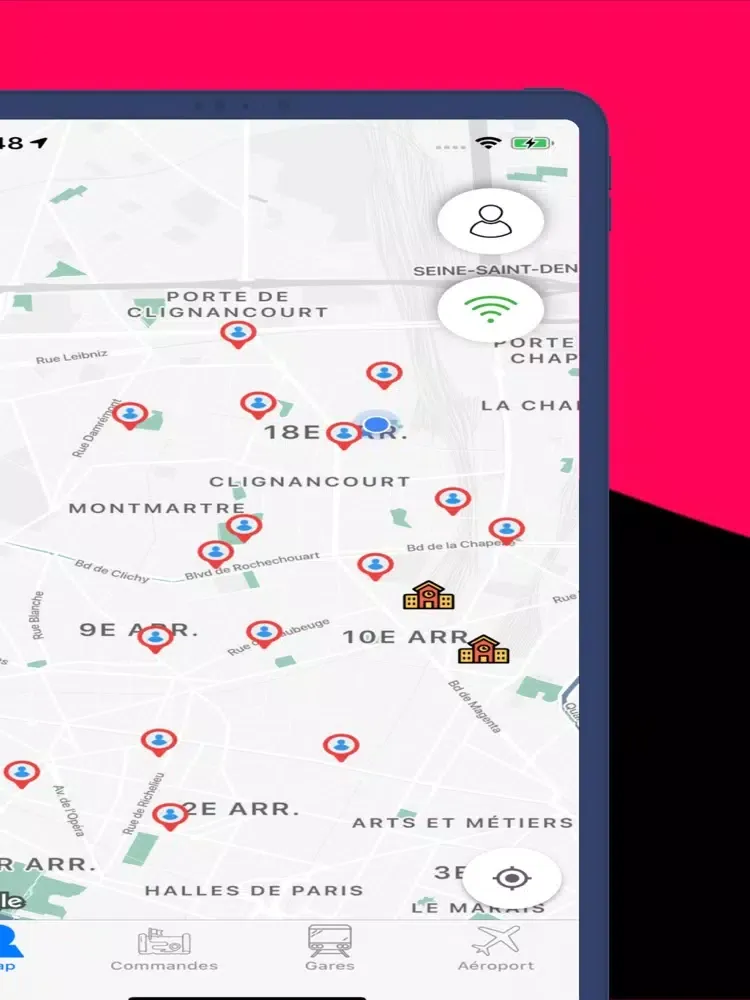 تصاویر Ryth Taxi Partner - chauffeurs iPad 