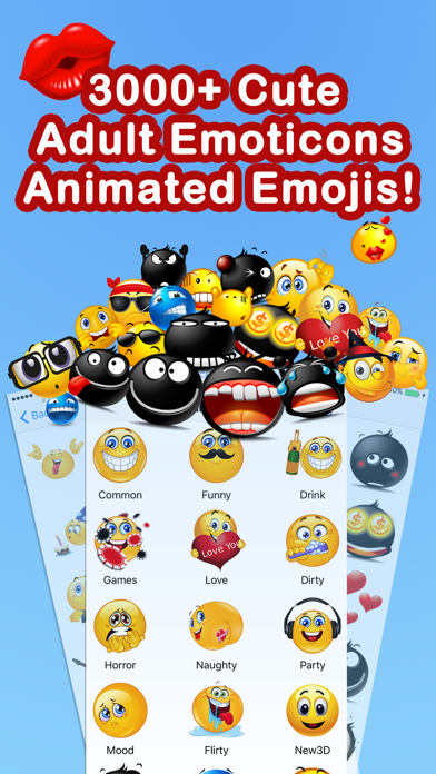 Capturas de pantalla de Adult Emoji Animated Emojis