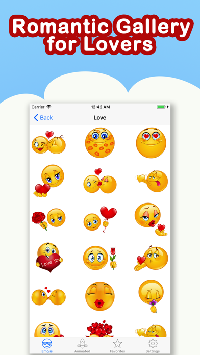 Capturas de pantalla de Adult Emoji Animated Emojis