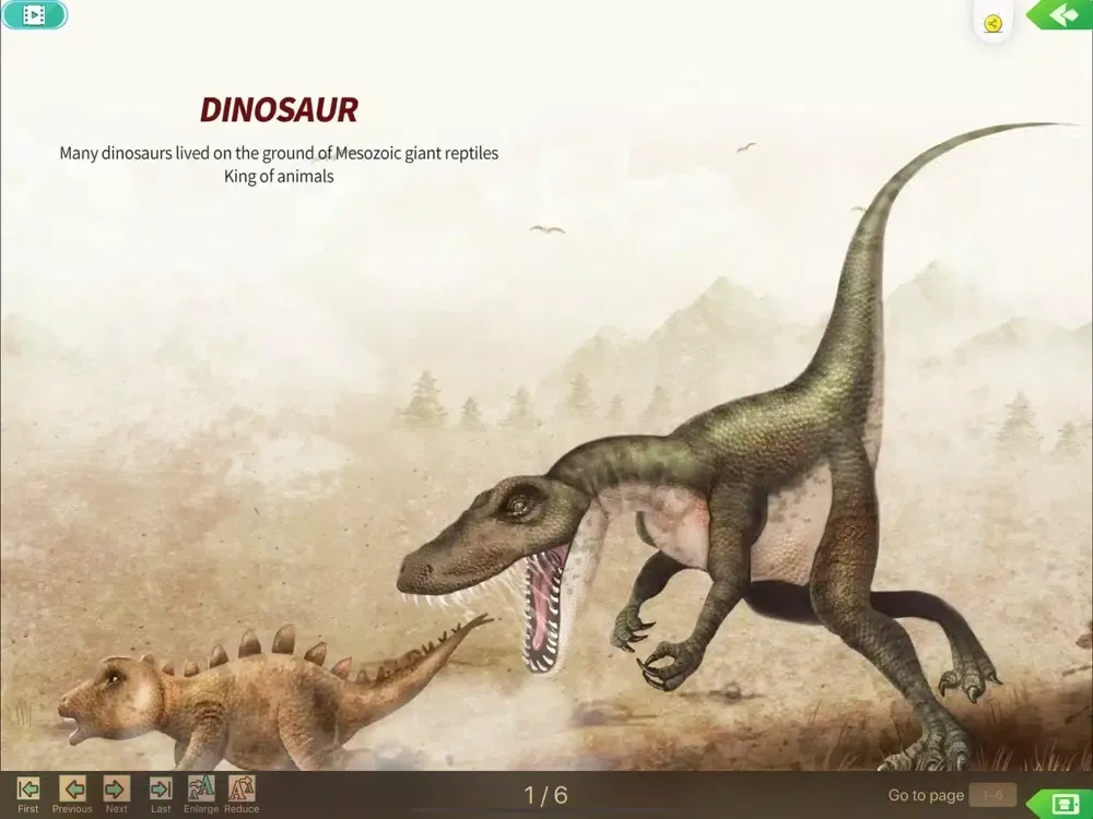 Dinosaur New Museum iPad  स्क्रीनशॉट