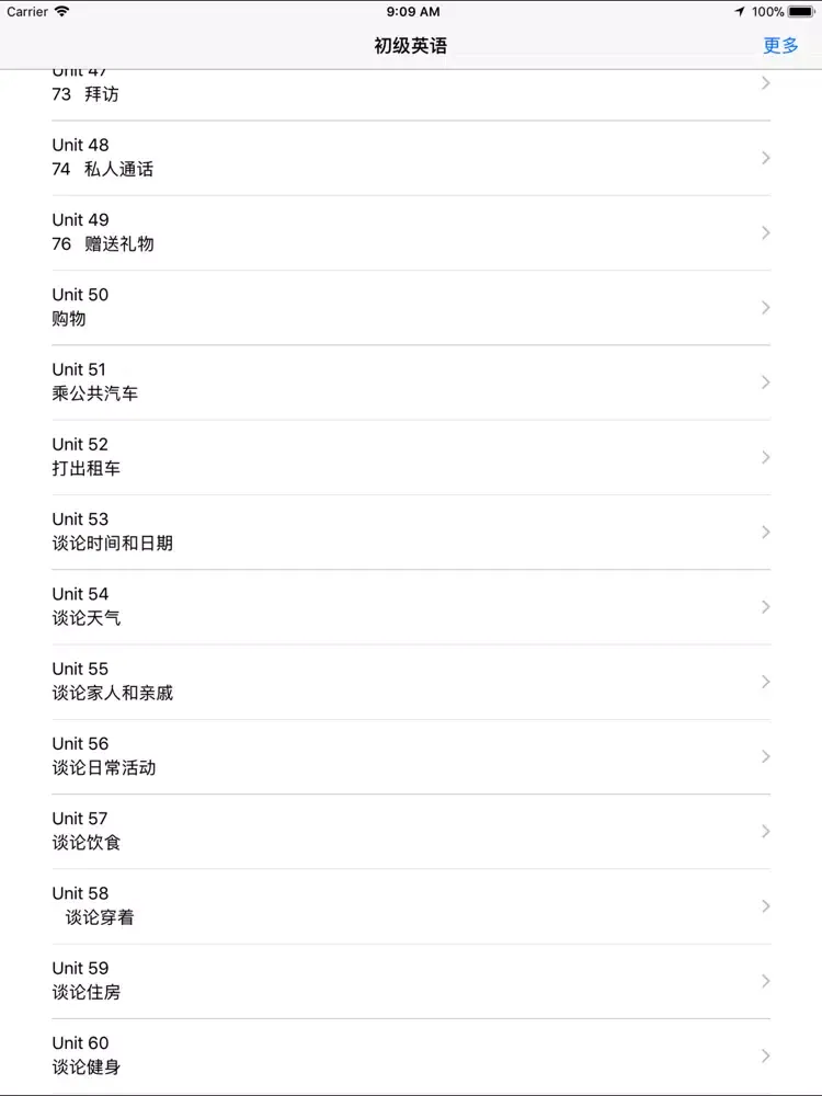 Capturas de tela do 初级英语-从零基础到流利-轻松学英语 iPad 