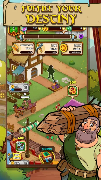 Captures d'écran de Royal Idle: Medieval Quest