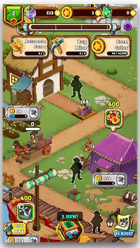 Royal Idle: Medieval Quest Screenshots