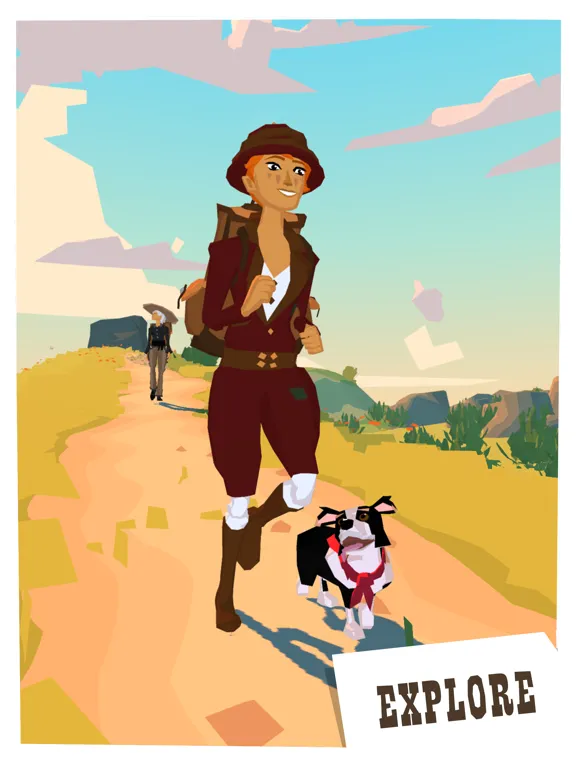 Ảnh chụp màn hình của The Trail iPad 