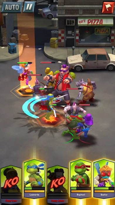 Captures d'écran de TMNT: Mutant Madness