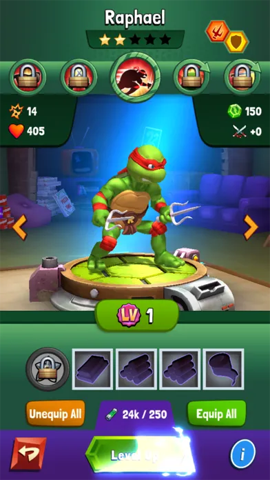 Captures d'écran de TMNT: Mutant Madness