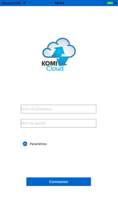 Ảnh chụp màn hình của KOMI Cloud Mobile