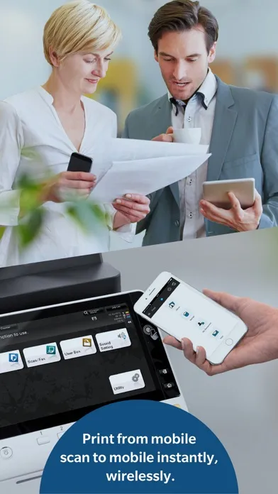 Konica Minolta Mobile Print 스크린샷
