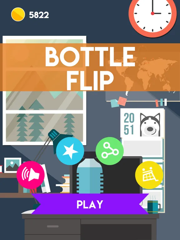 تصاویر Bottle Flip· iPad 