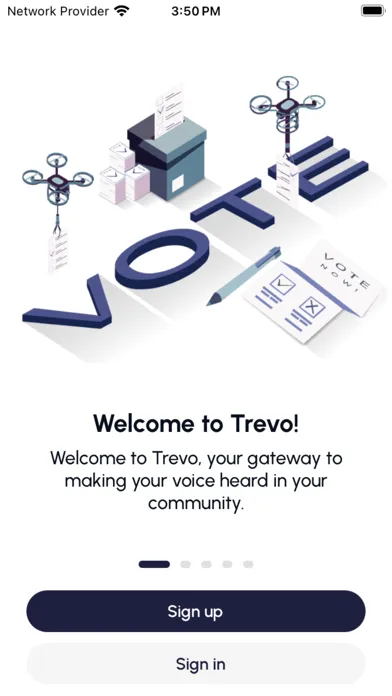 Trevo - Decentralized E-Voting应用截图