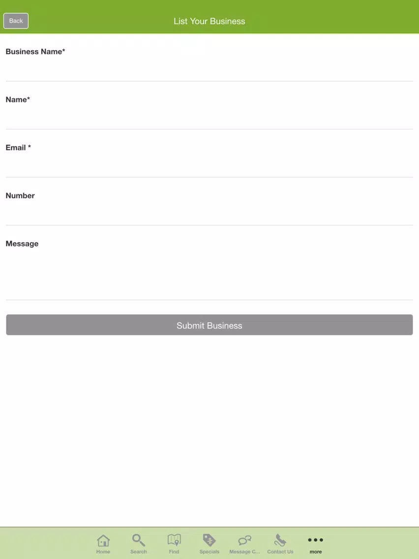 Capturas de tela do Find Manawatu iPad 