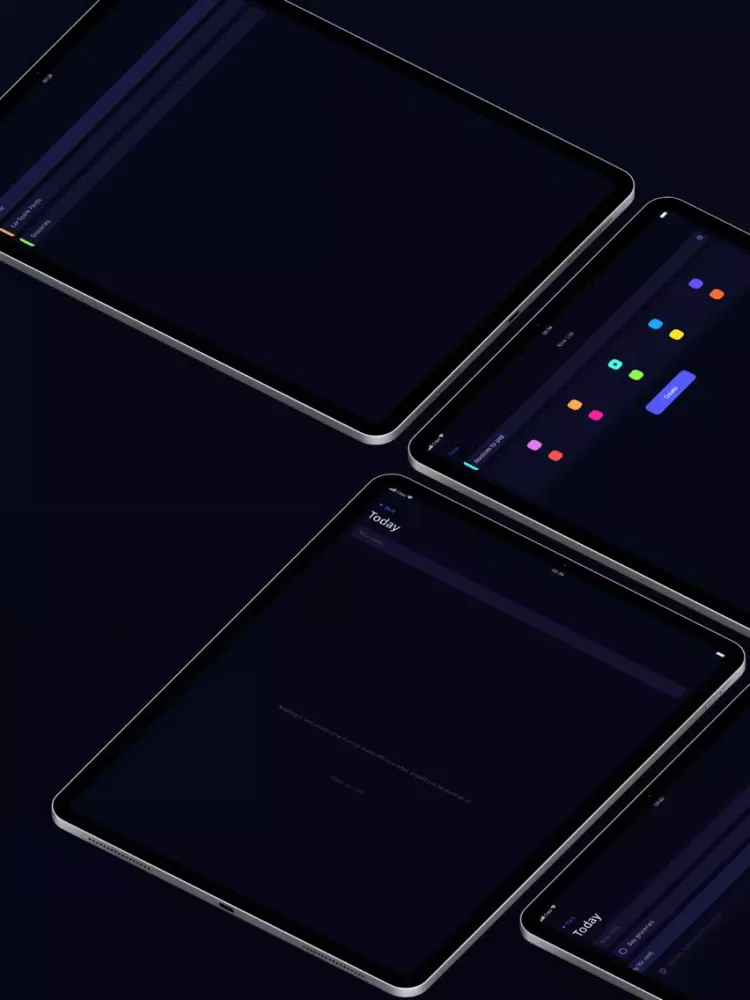 Capturas de tela do Doer – a simple to-do app iPad 