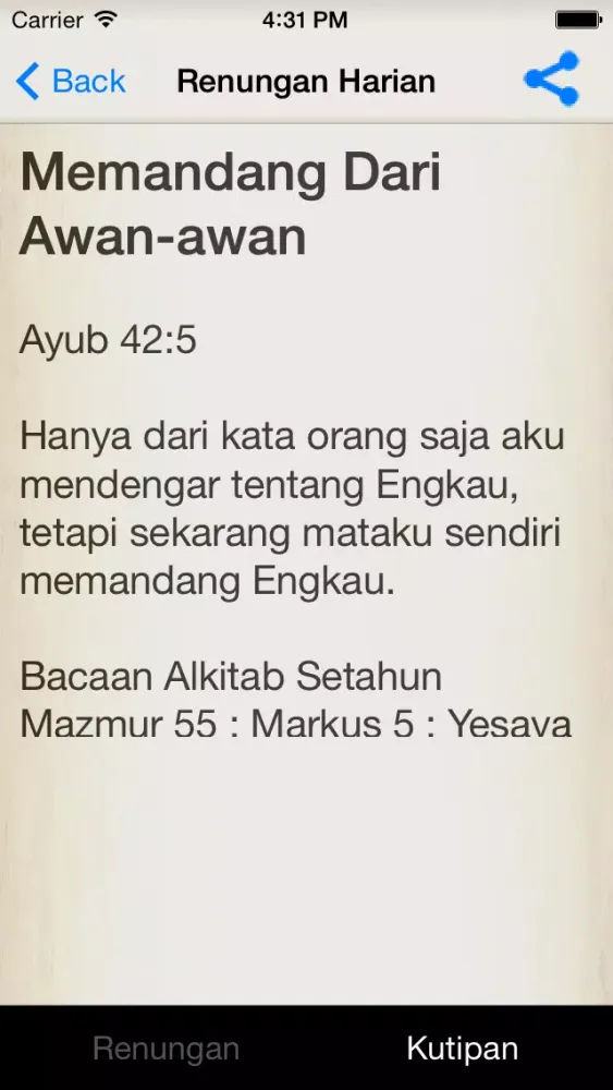 Renungan Harian - CBN Screenshots