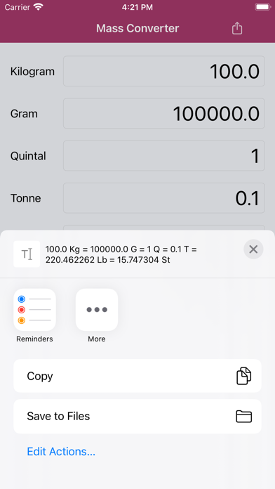 Скриншоты Mass Converter