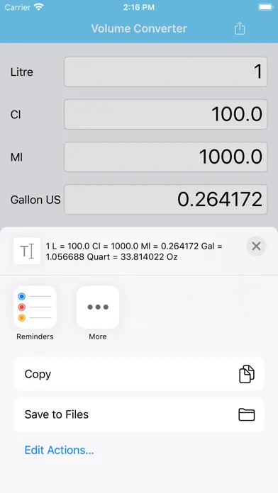 تصاویر Volume Converter L, Gal, Oz