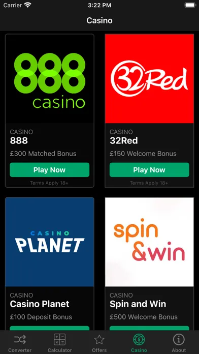 ภาพหน้าจอของ Betting.Bet