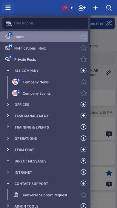 Konverse App Screenshots
