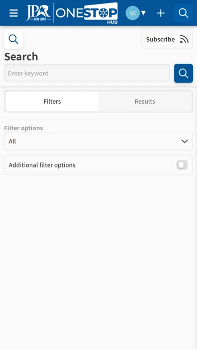 JPAR OneStop Hub Screenshots
