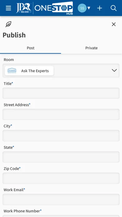 JPAR OneStop Hub Screenshots