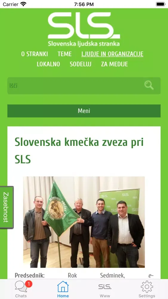 Slovenska ljudska stranka স্ক্রিনশট