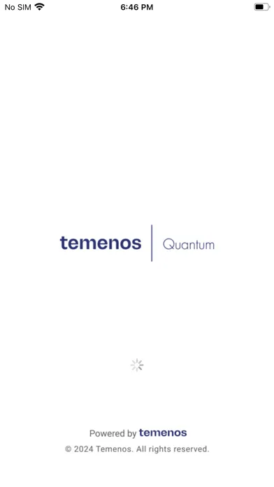 Capturas de tela do Temenos Quantum