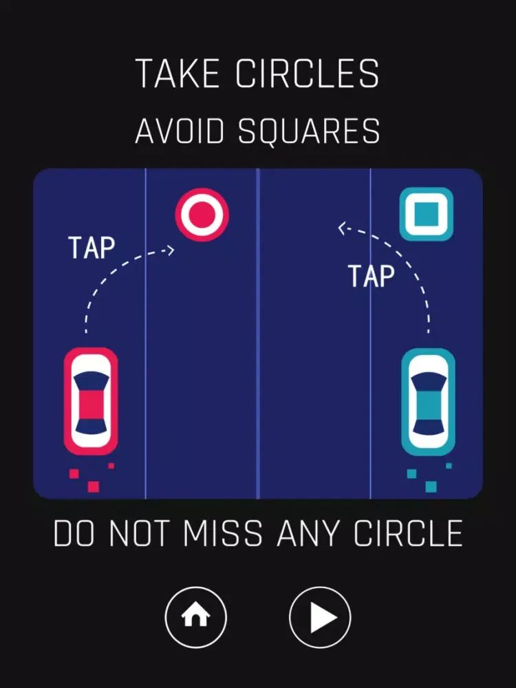 Crazy 2Cars - Addictive Challenge Fingertip Game iPad 應用截圖