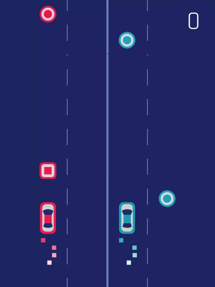 Crazy 2Cars - Addictive Challenge Fingertip Game iPad 應用截圖