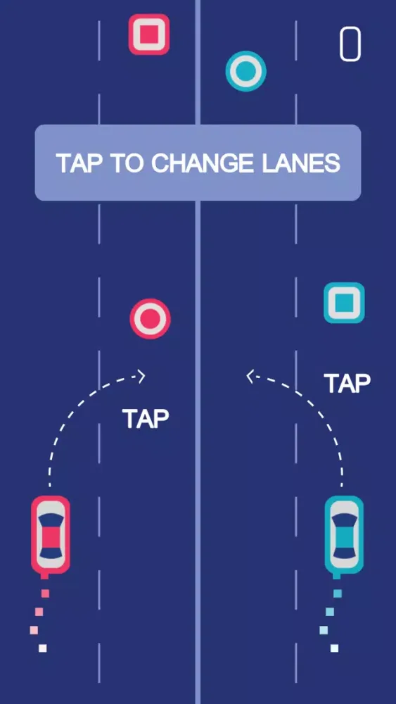 Crazy 2Cars - Addictive Challenge Fingertip Game應用截圖