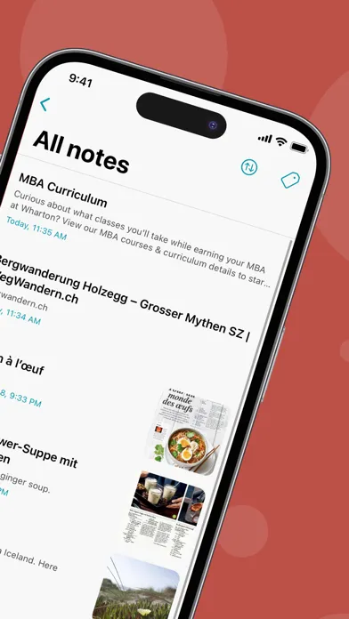 Capturas de pantalla de Swiss Notes: Things 2 Remember