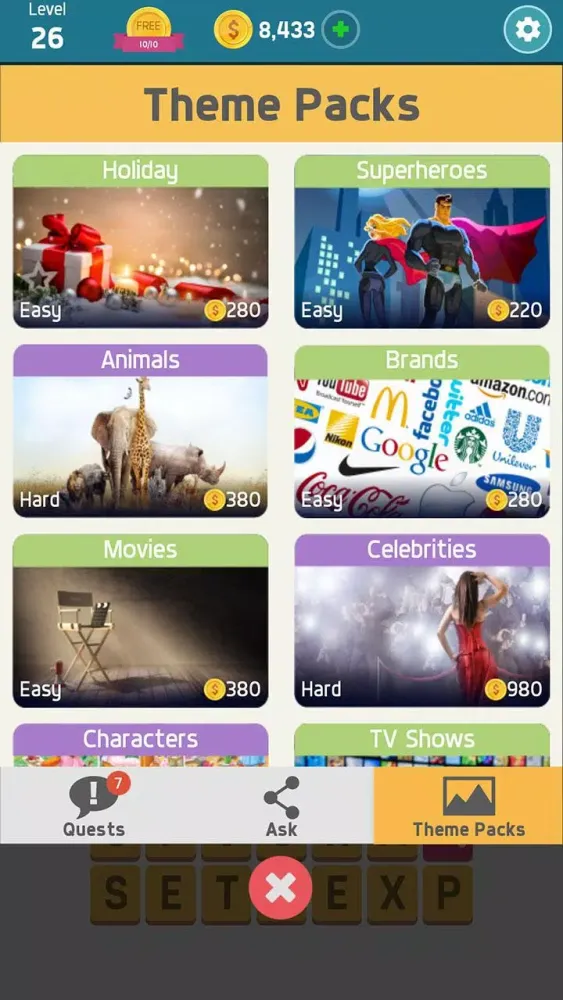 Pictoword Screenshots