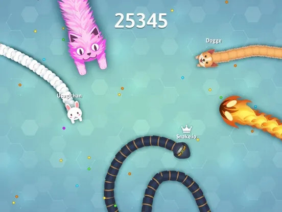 ภาพหน้าจอของ Snake.io+ iPad 