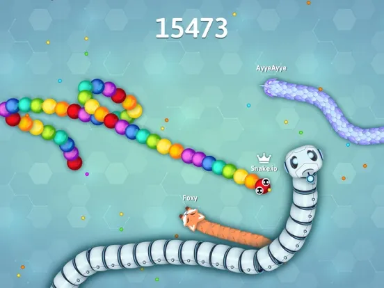 ภาพหน้าจอของ Snake.io+ iPad 