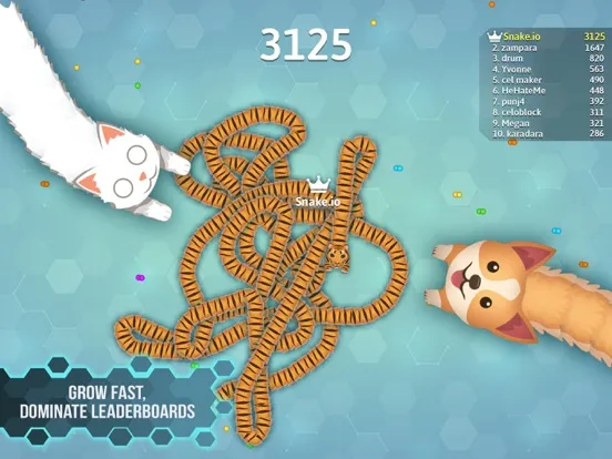 ภาพหน้าจอของ Snake.io+ iPad 